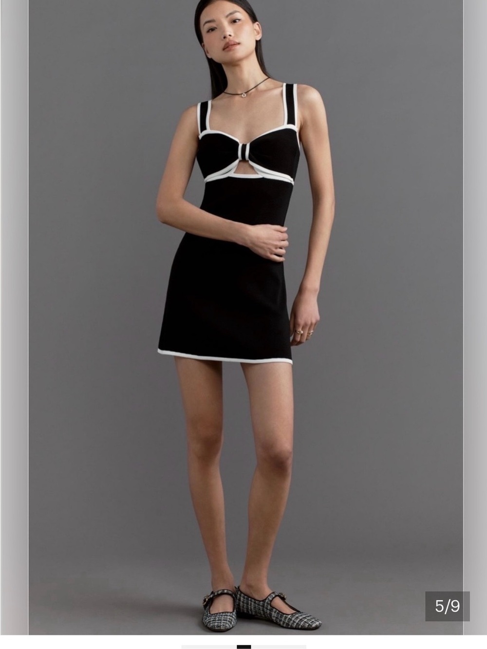 New with tags Anthropologie Maeve black and white now Dress, medium